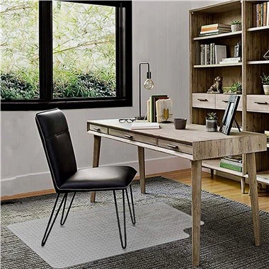 Tapetes de escritório PET 36" x 48" para carpete com aba