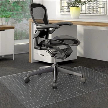 Tapete de cadeira em forma de lábio de PVC 45" x 53" para tapetes