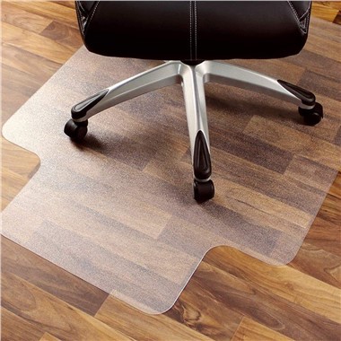 Tapetes de escritório de PVC 45" x 53" com aba